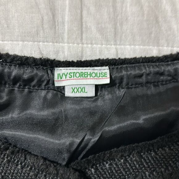 IS 3X Black Button Front Tweed Blazer with Gold Tone Pearl Buttons and Pockets - Picture 10 of 13